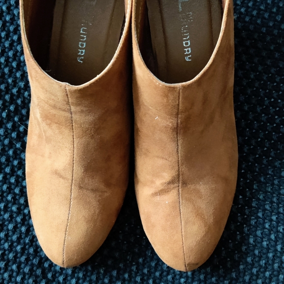 Suede ankle boot with wedge sole - Picture 3 of 8